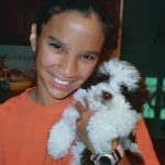 Beautiful young lady with her new Canyon Hills Havanese